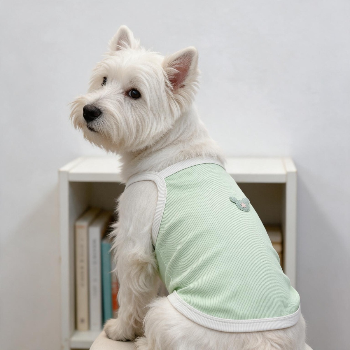 Pastel Purple Star Mickey Dog  - Tank Top Ribbed 评论和价格