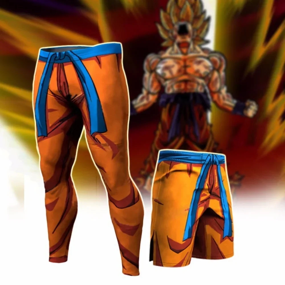 Goku Men Skinny Legging Compre - Compression Long Pant 评论和价格